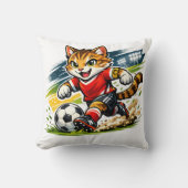 Kapitein Kat: De Voetbalsprint Kussen (Voorkant)