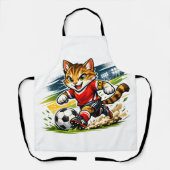 Kapitein Kat: De Voetbalsprint Schort (Voorkant)
