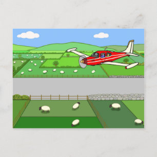 Kapitein Kayak's vlucht Briefkaart