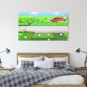 Kapitein Kayak's vlucht Canvas Afdruk (Insitu (Slaapkamer))