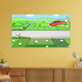 Kapitein Kayak's vlucht Canvas Afdruk (Insitu (Woonkamer))