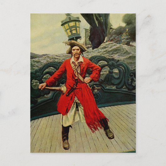 Kapitein Keitt Briefkaart (Voorkant)