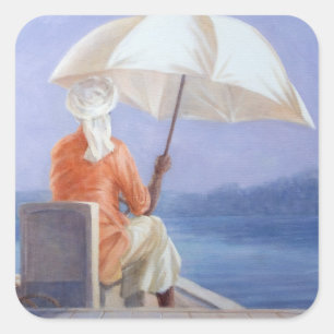 Kapitein Kerala Vierkante Sticker