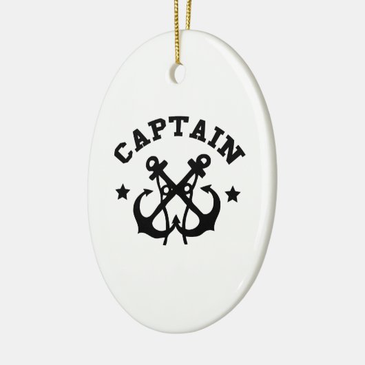 Kapitein Keramisch Ornament (Links)