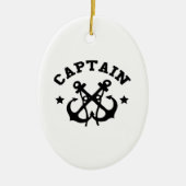 Kapitein Keramisch Ornament (Voorkant)