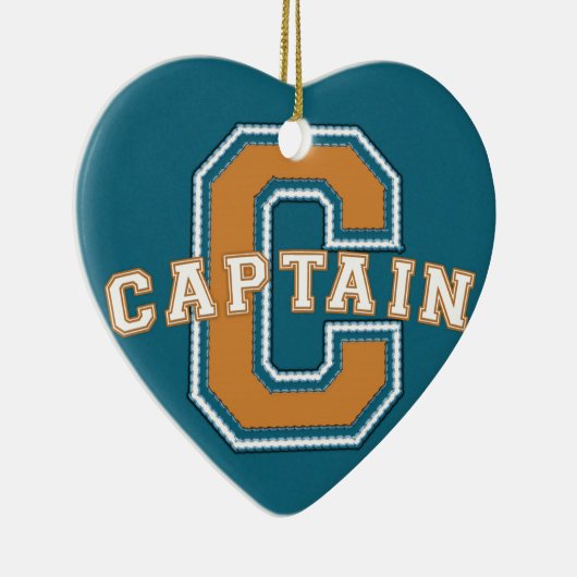 Kapitein Keramisch Ornament (Rechts)