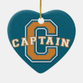 Kapitein Keramisch Ornament (Achterkant)