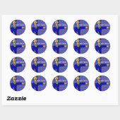 Kapitein Kevin Ronde Sticker (Vel)