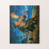 Kapitein Kidd Legendarische Piraat Portret Legpuzzel (Verticaal)