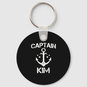 Kapitein Kim grappige verjaardag naam boot cadeau Sleutelhanger