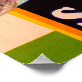 Kapitein Kind Merk Salmon Label- Seattle, WA Poster (Hoek)