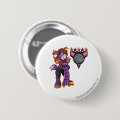 Kapitein Kreludor 1 Ronde Button 5,7 Cm (Voorkant /achterkant)