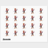 Kapitein Kreludor 2 Ronde Sticker (Vel)