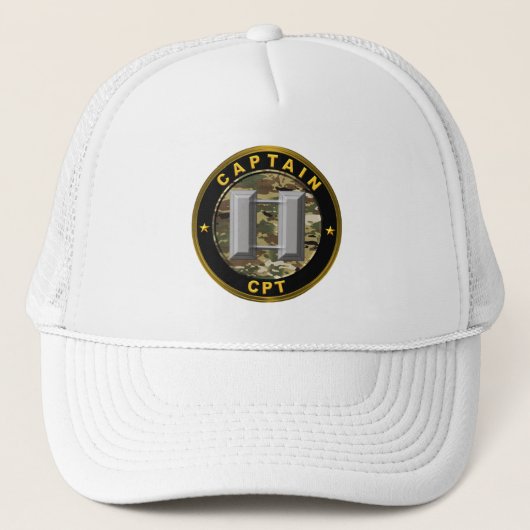 KAPITEIN Leger Trucker Pet (Voorkant)