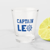 Kapitein Leo Shot Glas (Voorkant)