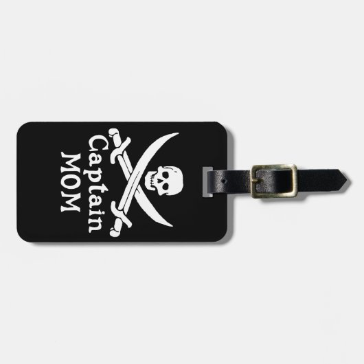 Kapitein Mam Bagagelabel (Voorkant horizontaal)