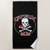 Kapitein Mam Beach Towel Strandlaken (Voorkant)