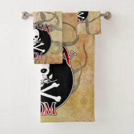 Kapitein Mam - Geëerd door de Diep Bad Handdoek