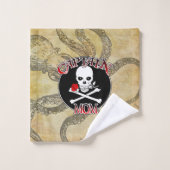 Kapitein Mam - Geëerd door de Diep Bad Handdoek (Wasdoekje)