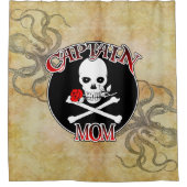 Kapitein Mam - Geëerd door de Diep Douchegordijn (Voorkant)