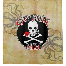 Kapitein Mam - Geëerd door de Diep Douchegordijn