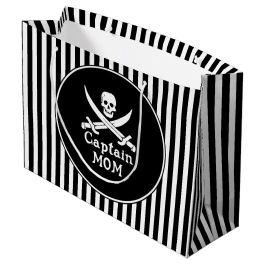 Kapitein Mam Large Cadeautasje (Achterkant Gekanteld)