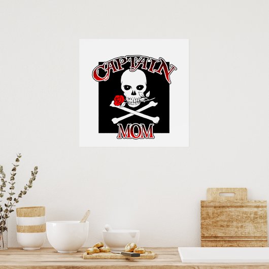 Kapitein Mam Poster (Keuken)