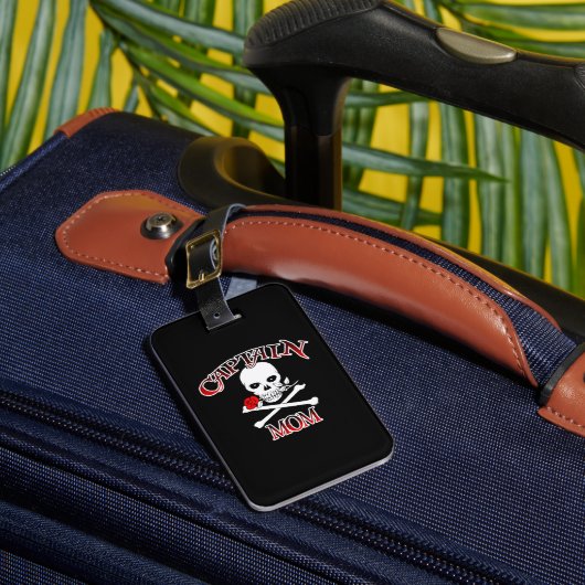 Kapitein Mam (Roos) Bagagelabel (Voorkant Insitu 1)