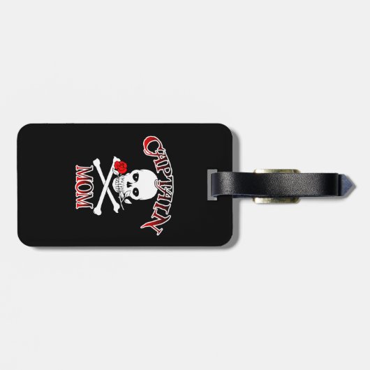 Kapitein Mam (Roos) Bagagelabel (Achterkant horizontaal)