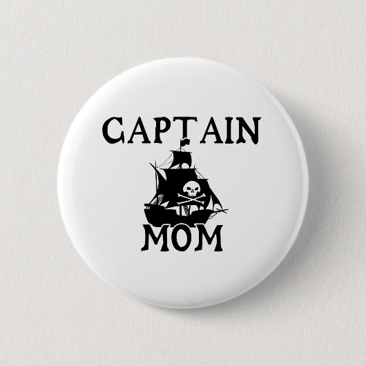 Kapitein Mam Sm Round Button (Voorkant)