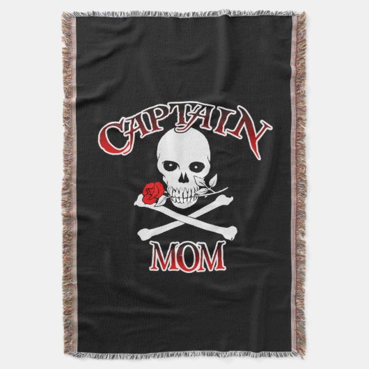 Kapitein Mam Throw Blanket Deken (Voorkant Verticaal)