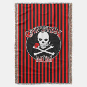 Kapitein Mam Throw Blanket Deken (Voorkant Verticaal)