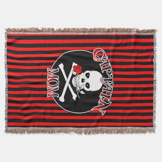 Kapitein Mam Throw Blanket Deken (Voorkant)