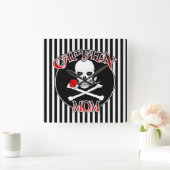 Kapitein Mam Wall Clock Vierkante Klok (Huis)