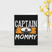 Kapitein Mama Boot Boot Bemanning Schip Moeder Mam Kaart (Gele Bloem)