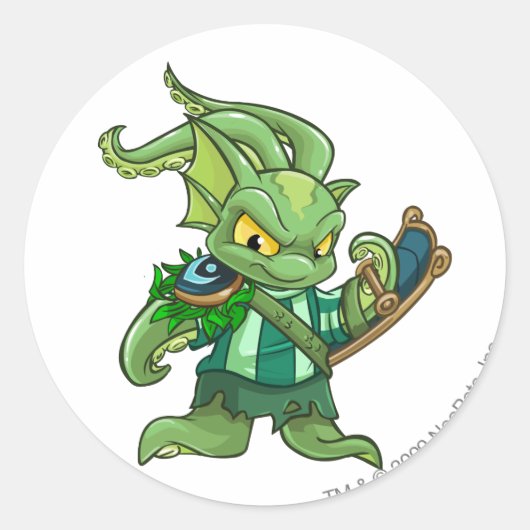 Kapitein Maraqua 2 Ronde Sticker (Voorkant)