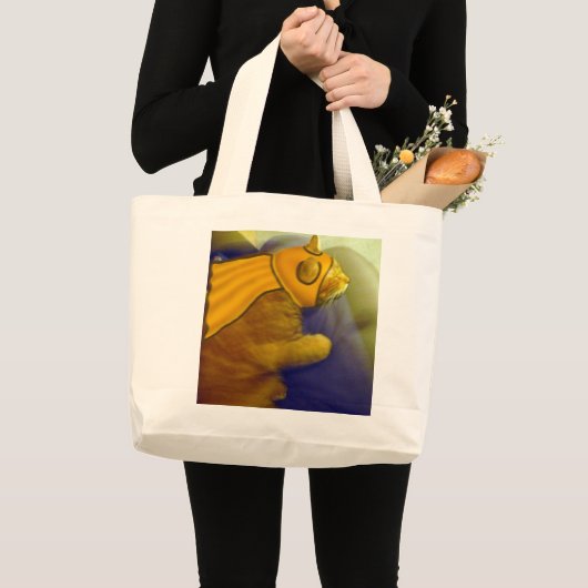 Kapitein Me-Ow canvas tas (Voorkant (product))