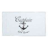 Kapitein met Anker Kussensloop (Achterkant)