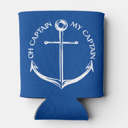 Kapitein, mijn kapitein blikjeskoeler (Achterkant)