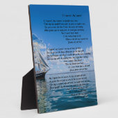 Kapitein, mijn kapitein door Walt Whitman Fotoplaat (Zijkant)