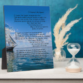 Kapitein, mijn kapitein door Walt Whitman Fotoplaat (Zijkant)