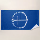 Kapitein, mijn kapitein strandlaken (Voorkant)