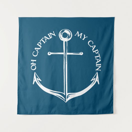 Kapitein, mijn kapitein wandkleed (Voorkant)