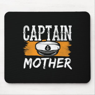 Kapitein Moeder Boot Crew Yacht Ship Mom Mama Muismat