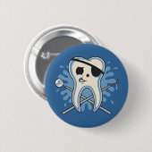 Kapitein Mol-Arrr. Ronde Button 5,7 Cm (Voorkant /achterkant)