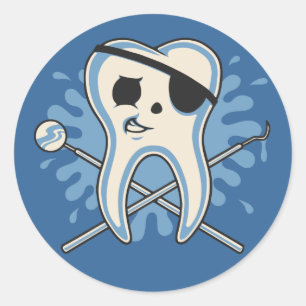 Kapitein Mol-Arrr. Ronde Sticker