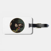 Kapitein Mona Lisa Pirate Bagagelabel (Achterkant horizontaal)