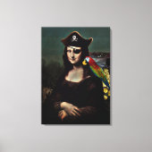 Kapitein Mona Lisa Pirate Canvas Afdruk (Voorkant)