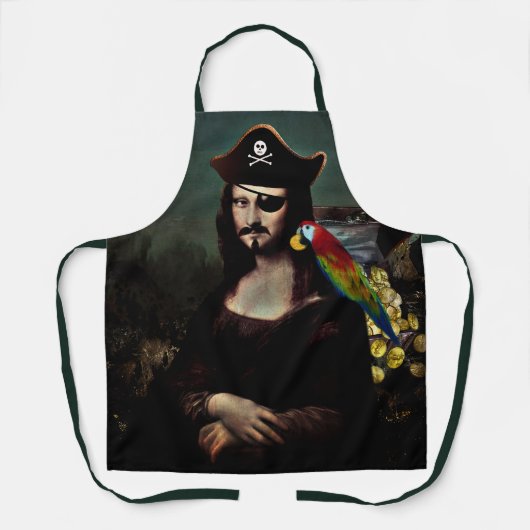 Kapitein Mona Lisa Pirate Schort (Voorkant)