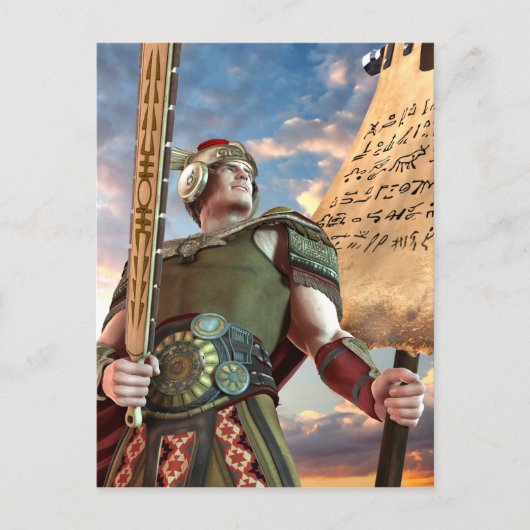 Kapitein Moroni Briefkaart (Voorkant)